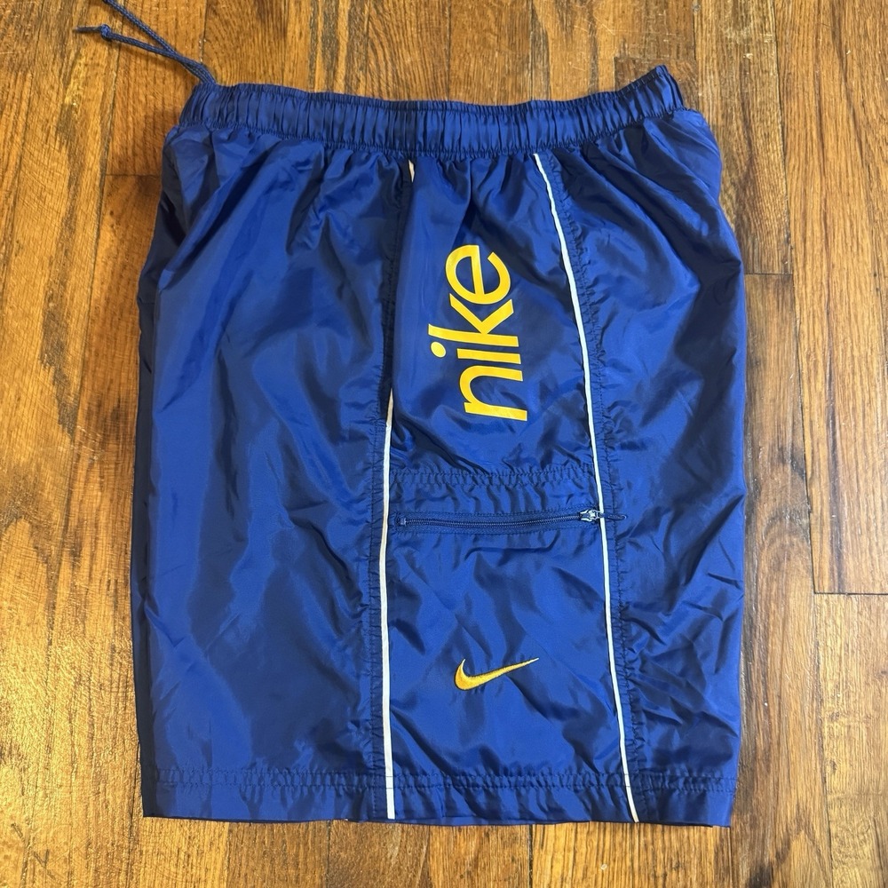 Nike Boys Swim Trunks Shorts Black  Logo XLarge‎